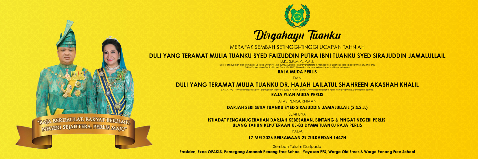 Raja Muda Perlis Website Slider